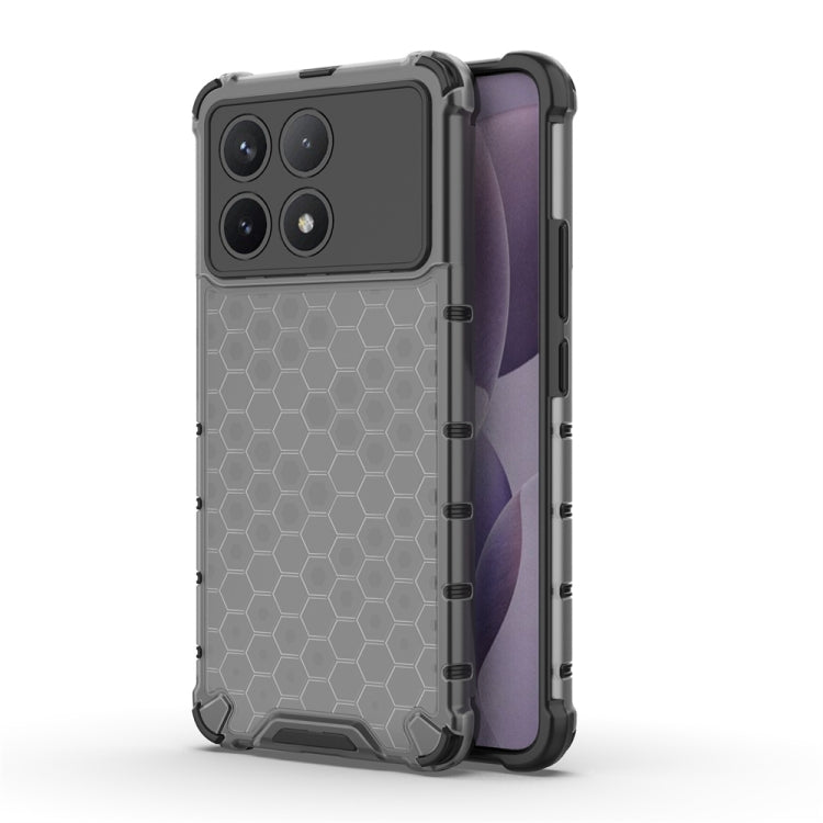 For Redmi K70 Shockproof Honeycomb Phone Case(Black) - Xiaomi Cases by PMC Jewellery | Online Shopping South Africa | PMC Jewellery | Buy Now Pay Later Mobicred