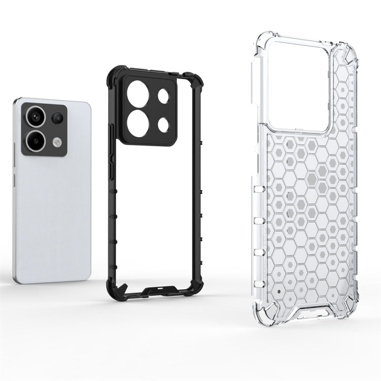 For Xiaomi Poco X6 Shockproof Honeycomb Phone Case(Green) - Xiaomi Cases by PMC TechLife | Online Shopping South Africa | PMC TechLife | Buy Now Pay Later Mobicred