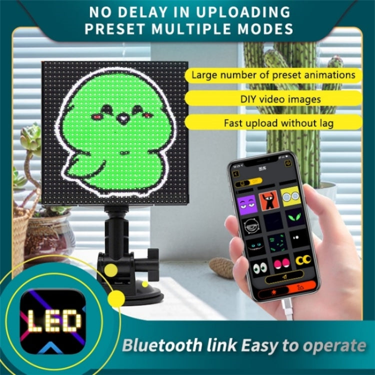P64L Car Rear Windshield Scrolling Message LED Matrix Panel DIY Text Pattern Expression Screen - Car Monitor by PMC TechLife | Online Shopping South Africa | PMC TechLife | Buy Now Pay Later Mobicred