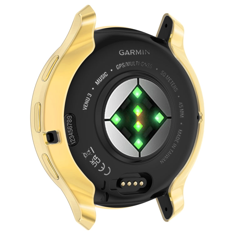 For Garmin Venu 3 TPU All-Inclusive Watch Protective Case(Gold) - Watch Cases by PMC Jewellery | Online Shopping South Africa | PMC Jewellery