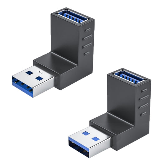 ENKAY USB 3.0 Adapter 90 Degree Angle Male to Female Combo Coupler Extender Connector, Angle:Vertical Up + Down - USB 3.0 by ENKAY | Online Shopping South Africa | PMC Jewellery | Buy Now Pay Later Mobicred