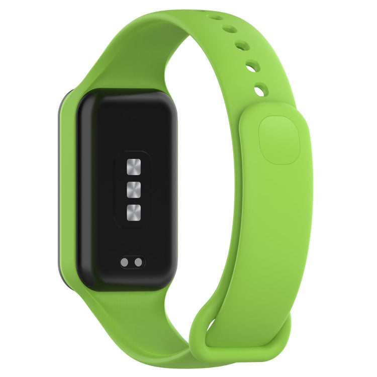 For Xiaomi Mi Band 8 Active Solid Color Integrated Silicone Watch Band(Green) - free shipping - PMC TechLife - Order now!