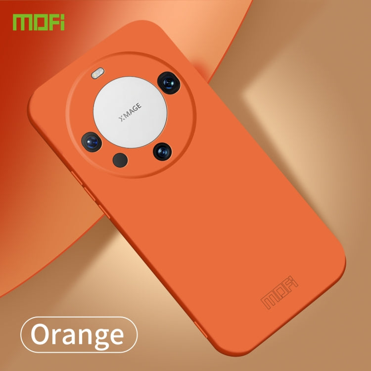 For Huawei Mate 60 MOFI Qin Series Skin Feel All-inclusive PC Phone Case(Orange) - Huawei Cases by MOFI | Online Shopping South Africa | PMC Jewellery