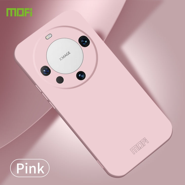 For Huawei Mate 60 MOFI Qin Series Skin Feel All-inclusive PC Phone Case(Pink) - Huawei Cases by MOFI | Online Shopping South Africa | PMC Jewellery