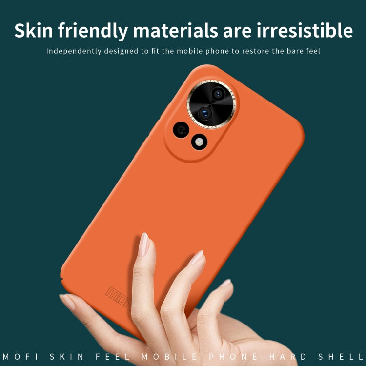 For Huawei Nova 12 MOFI Qin Series Skin Feel All-inclusive PC Phone Case(Gray) - Huawei Cases by MOFI | Online Shopping South Africa | PMC Jewellery