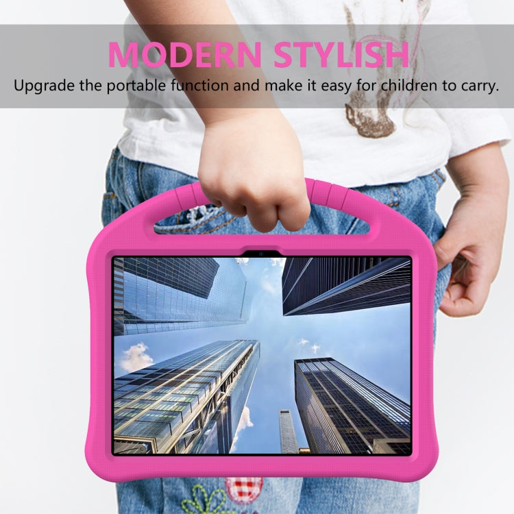 For Blackview Tab 70 WiFi 2023 EVA Shockproof Tablet Case with Holder(Rose Red) - Others by PMC TechLife | Online Shopping South Africa | PMC TechLife