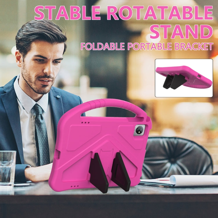For Blackview Tab 70 WiFi 2023 EVA Shockproof Tablet Case with Holder(Rose Red) - Others by PMC TechLife | Online Shopping South Africa | PMC TechLife