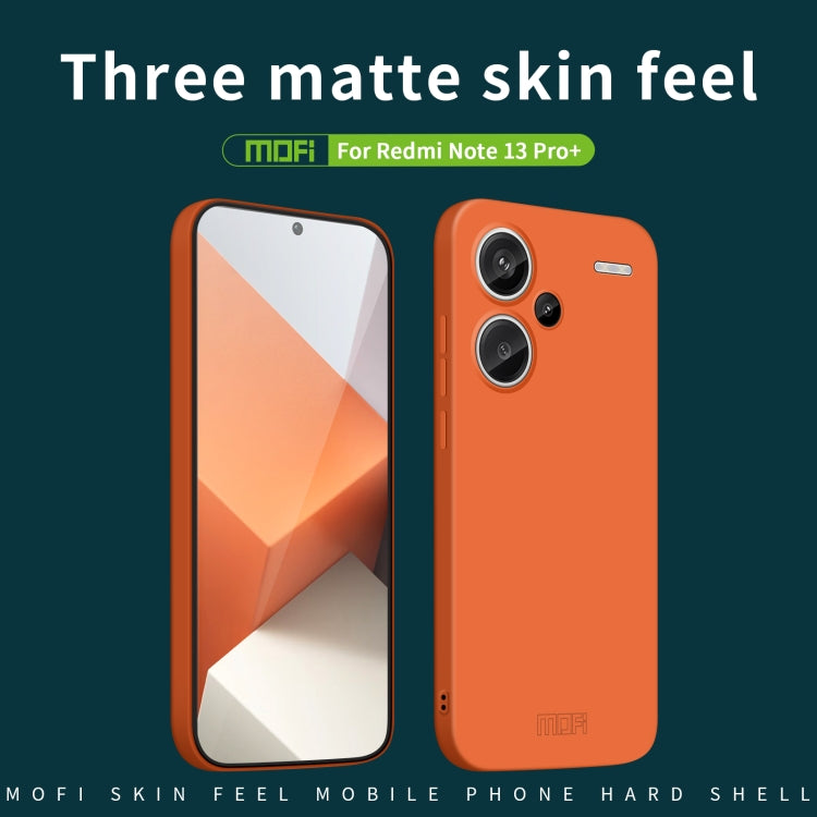 For Xiaomi Redmi Note 13 Pro+ MOFI Qin Series Skin Feel All-inclusive PC Phone Case(Green) - Note 13 Pro+ Cases by MOFI | Online Shopping South Africa | PMC Jewellery