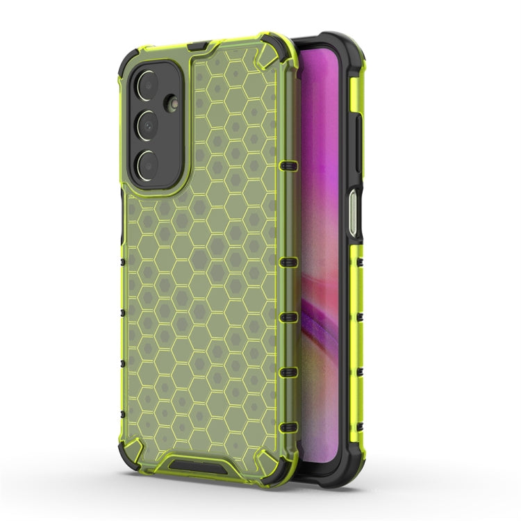 For Samsung Galaxy A25 5G Shockproof Honeycomb Phone Case(Green) - Galaxy Phone Cases by PMC TechLife | Online Shopping South Africa | PMC TechLife