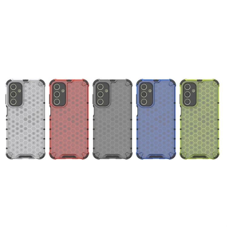 For Samsung Galaxy A25 5G Shockproof Honeycomb Phone Case(Green) - Galaxy Phone Cases by PMC TechLife | Online Shopping South Africa | PMC TechLife
