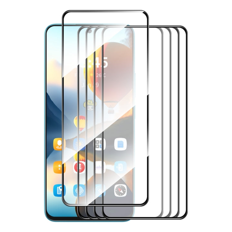 For Google Pixel 9 Pro 5pcs ENKAY Hat-Prince Full Glue High Aluminum-silicon Tempered Glass Film - Google Tempered Glass by ENKAY | Online Shopping South Africa | PMC Jewellery | Buy Now Pay Later Mobicred