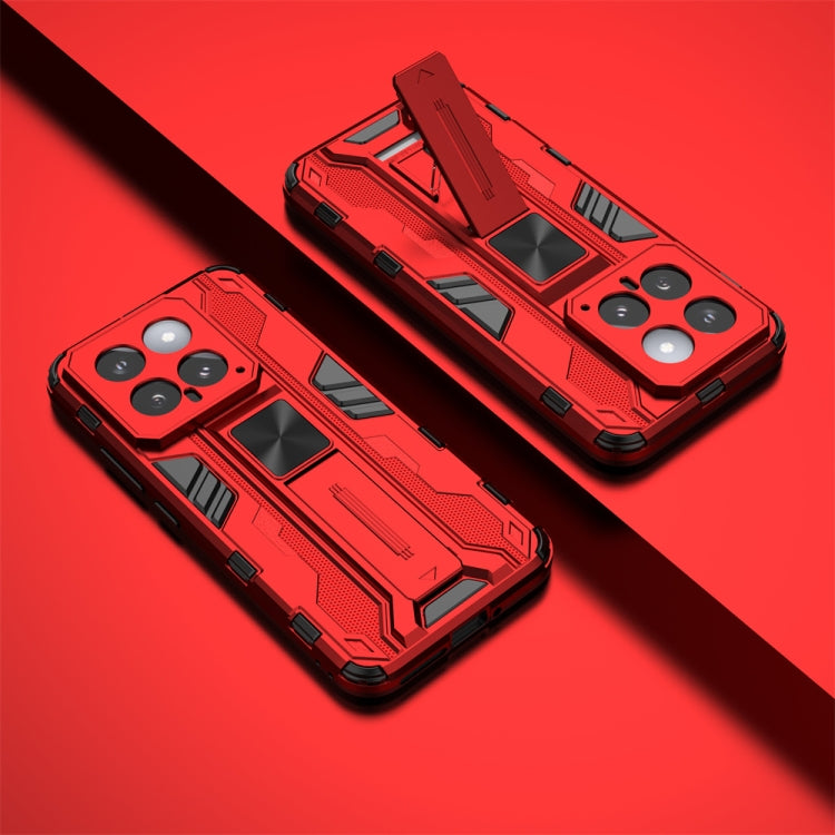 For Xiaomi 14 Supersonic Armor PC Hybrid TPU Phone Case(Red) - free shipping - PMC TechLife - Order now!