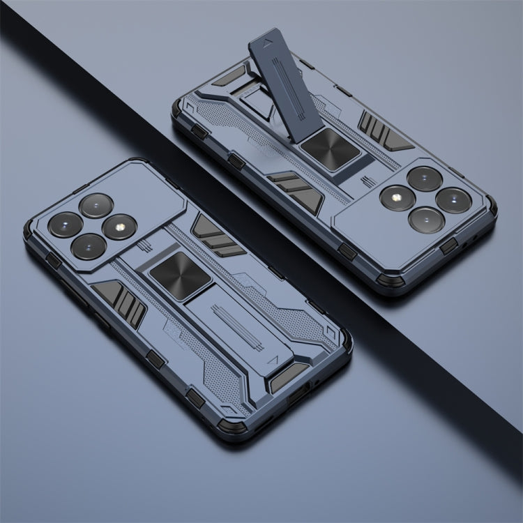 For Redmi K70 Supersonic Armor PC Hybrid TPU Phone Case(Blue) - Xiaomi Cases by PMC TechLife | Online Shopping South Africa | PMC TechLife | Buy Now Pay Later Mobicred