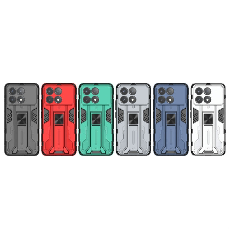 For Redmi K70 Supersonic Armor PC Hybrid TPU Phone Case(Blue) - Xiaomi Cases by PMC TechLife | Online Shopping South Africa | PMC TechLife | Buy Now Pay Later Mobicred