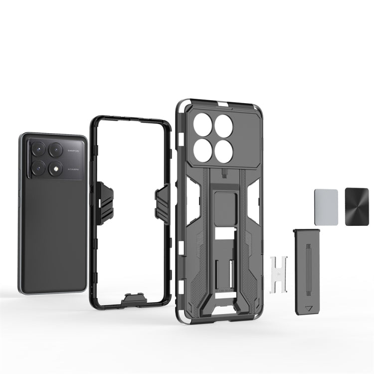 For Redmi K70E Supersonic Armor PC Hybrid TPU Phone Case(Red) - K70E Cases by PMC TechLife | Online Shopping South Africa | PMC TechLife
