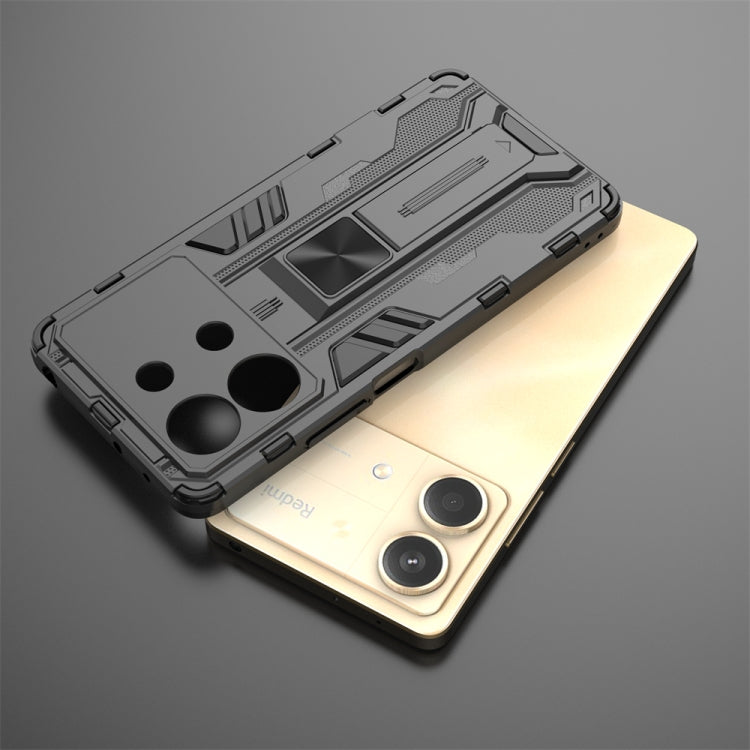 For Redmi Note 13R Pro Supersonic Armor PC Hybrid TPU Phone Case(Silver) - free shipping - PMC TechLife - Order now!