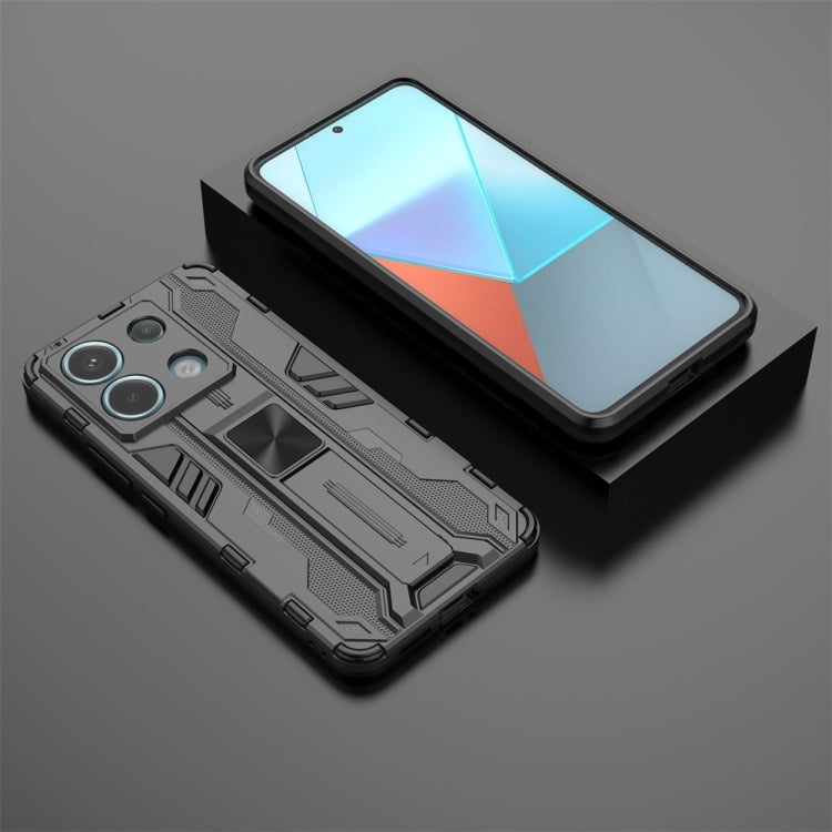 For Xiaomi Poco X6 Supersonic Armor PC Hybrid TPU Phone Case(Black) - free shipping - PMC TechLife - Order now!