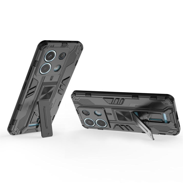 For Xiaomi Poco X6 Supersonic Armor PC Hybrid TPU Phone Case(Black) - free shipping - PMC TechLife - Order now!