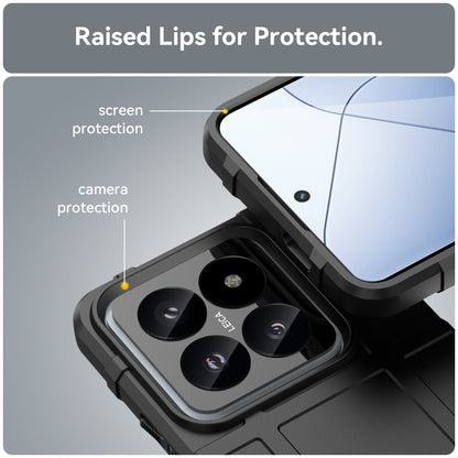 For Xiaomi 14 Pro Full Coverage Shockproof TPU Phone Case(Black) - 14 Pro Cases by PMC Jewellery | Online Shopping South Africa | PMC Jewellery | Buy Now Pay Later Mobicred