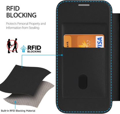 For iPhone 16 RFID Blocking Adsorption Flip MagSafe Leather Phone Case(Red) - iPhone 16 Cases by PMC Jewellery | Online Shopping South Africa | PMC Jewellery | Buy Now Pay Later Mobicred