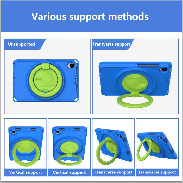 For TCL Tab 8 LE / WiFi 2023 EVA Hybrid PC Shockproof Tablet Case with Frame(Blue) - Others by PMC TechLife | Online Shopping South Africa | PMC TechLife | Buy Now Pay Later Mobicred