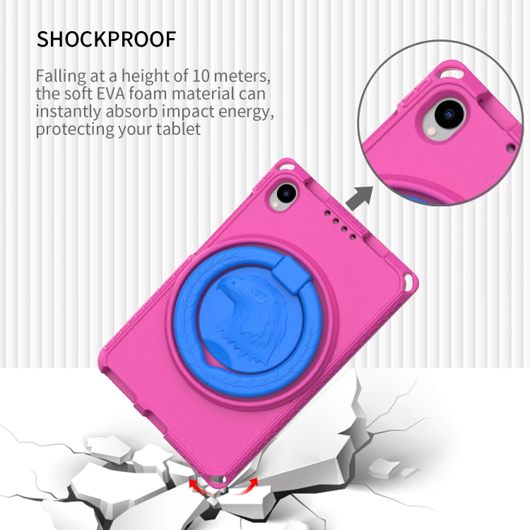 For TCL Tab 8 LE / WiFi 2023 EVA Hybrid PC Shockproof Tablet Case with Frame(Rose Red) - Others by PMC TechLife | Online Shopping South Africa | PMC TechLife | Buy Now Pay Later Mobicred