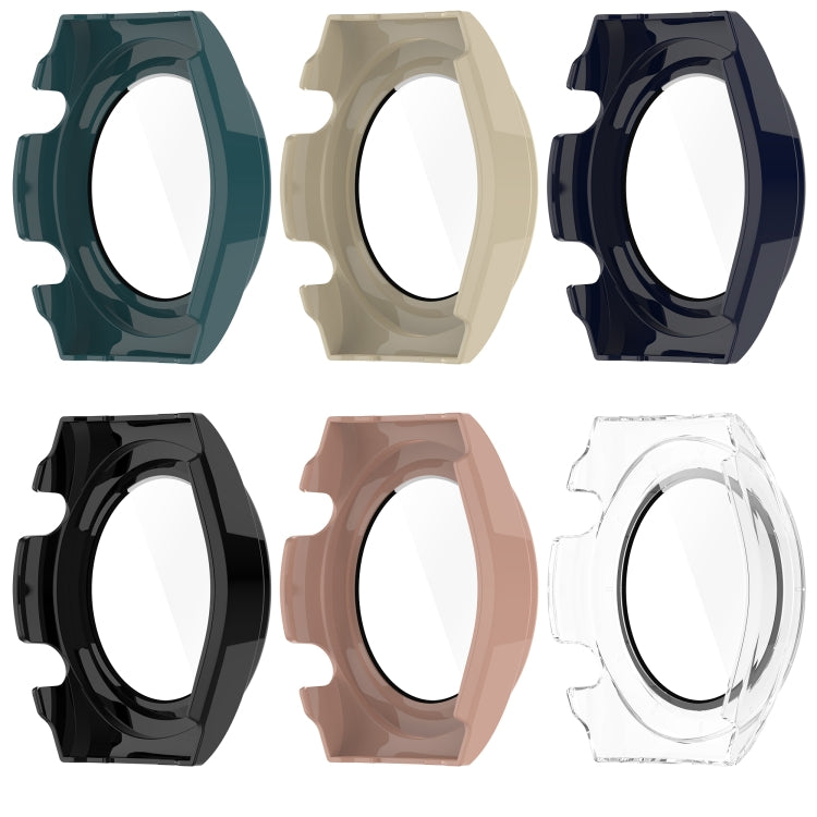 For Xiaomi Watch H1 PC + Tempered Film Integrated Watch Protective Case(Black) - Watch Cases by PMC TechLife | Online Shopping South Africa | PMC TechLife | Buy Now Pay Later Mobicred