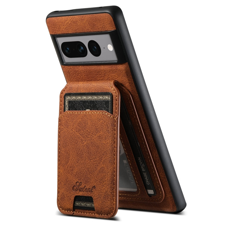 For Google Pixel 7 Pro Suteni H16 Litchi Texture Leather Detachable Wallet Back Phone Case(Blue) - Google Cases by Suteni | Online Shopping South Africa | PMC TechLife | Buy Now Pay Later Mobicred