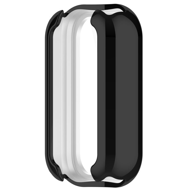 For Xiaomi Smart Band 8 Active Full Package TPU Electroplated Watch Protective Case(Black) - Watch Cases by PMC TechLife | Online Shopping South Africa | PMC TechLife | Buy Now Pay Later Mobicred