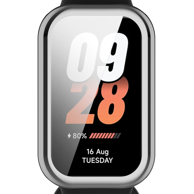 For Redmi Band 2 Full Package TPU Electroplated Watch Protective Case(Silver) - Watch Cases by PMC TechLife | Online Shopping South Africa | PMC TechLife | Buy Now Pay Later Mobicred