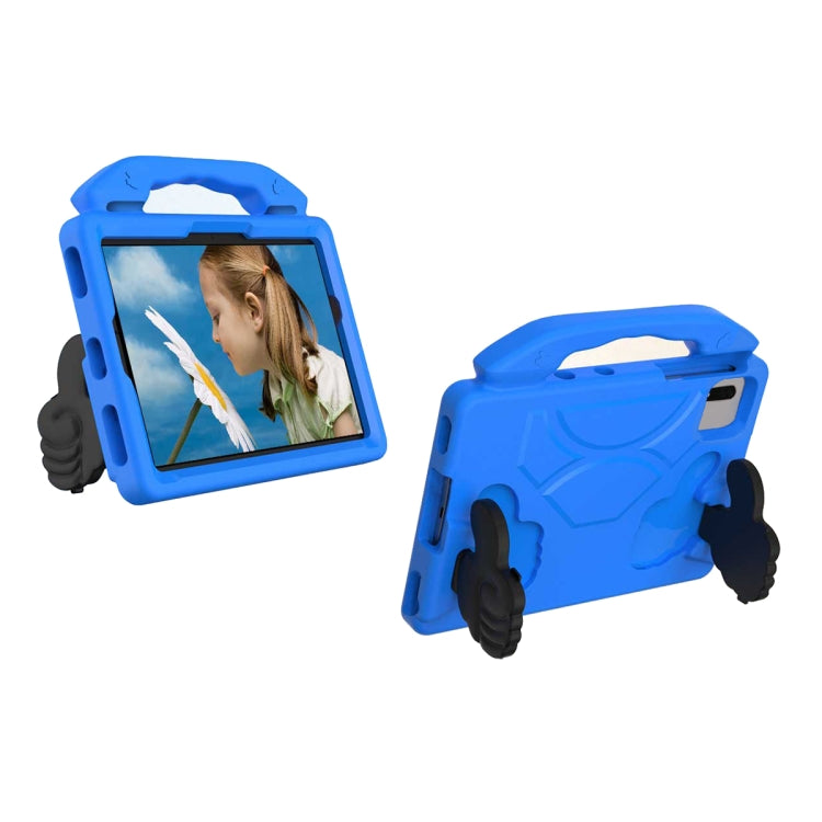 For Samsung Galaxy Tab S9 FE 11.0 2023 Thumb Bracket EVA Shockproof Tablet Case(Blue) - free shipping - PMC Jewellery - Order now!