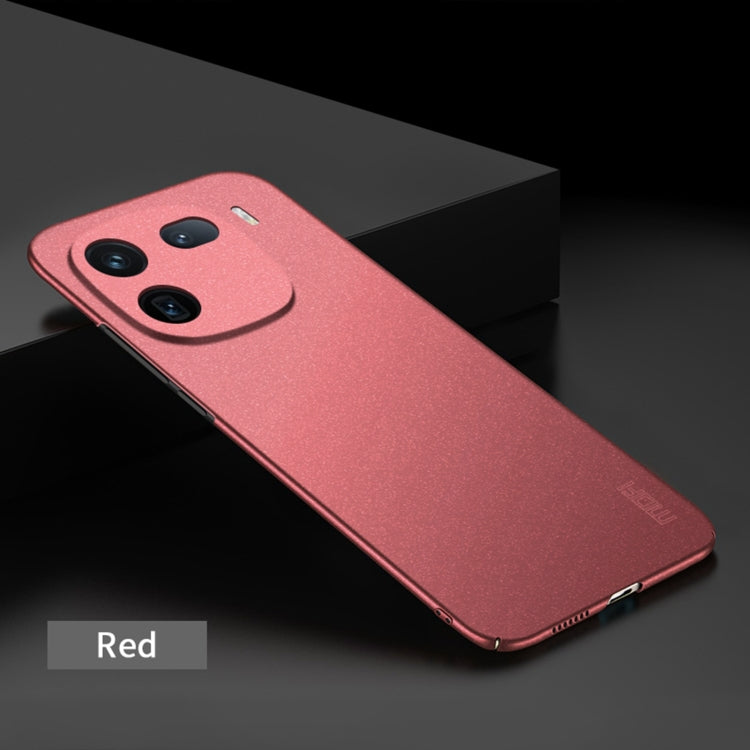 For vivo iQOO 12 Pro MOFI Fandun Series Frosted PC Ultra-thin All-inclusive Phone Case(Red) - vivo Cases by MOFI | Online Shopping South Africa | PMC Jewellery | Buy Now Pay Later Mobicred