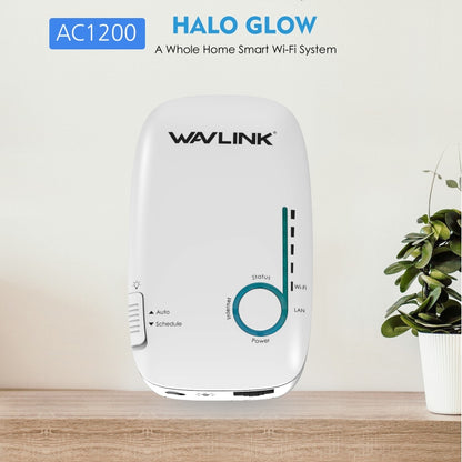 WAVLINK WN576K1 AC1200 Household WiFi Router Network Extender Dual Band Wireless Repeater, Plug:EU Plug (White) - Wireless Routers by WAVLINK | Online Shopping South Africa | PMC Jewellery | Buy Now Pay Later Mobicred