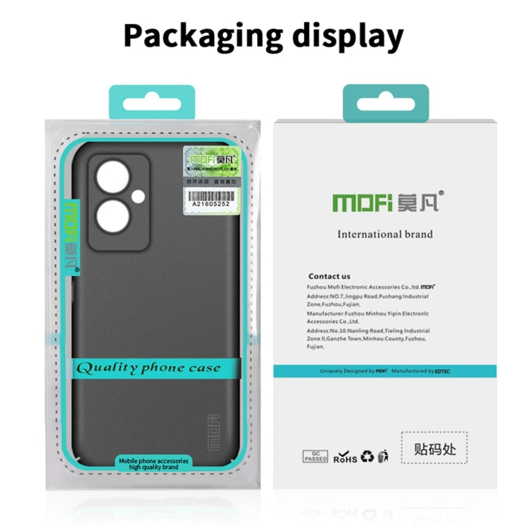 For OPPO A2 / A79 5G MOFI Fandun Series Frosted PC Ultra-thin All-inclusive Phone Case(Gray) - OPPO Cases by MOFI | Online Shopping South Africa | PMC Jewellery
