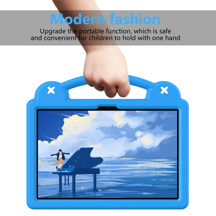 For DOOGEE T30 Pro 11 2023 Handle Kickstand Children EVA Shockproof Tablet Case(Sky Blue) - Others by PMC TechLife | Online Shopping South Africa | PMC TechLife | Buy Now Pay Later Mobicred