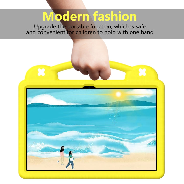 For  Lenovo Tab  P12 / Xiaoxin Pad Pro 12.7 Handle Kickstand Children EVA Shockproof Tablet Case(Yellow) - free shipping - PMC TechLife - Order now!