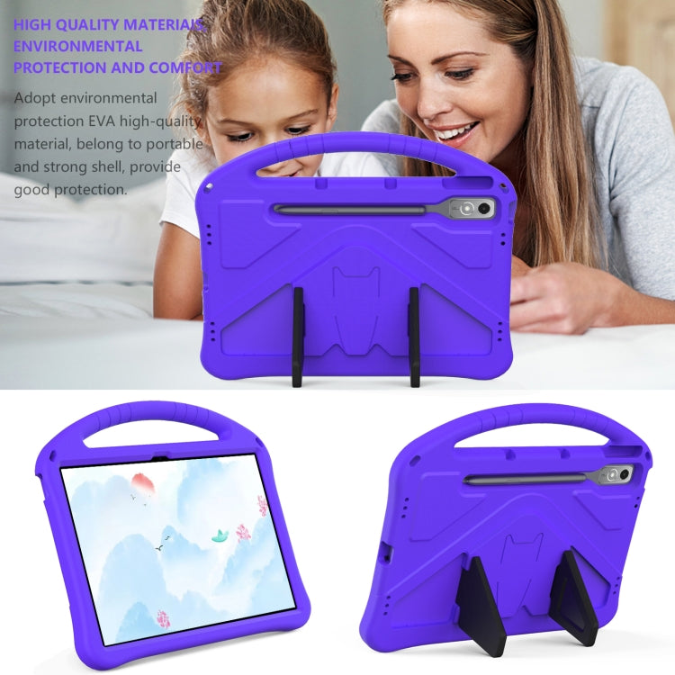 For Lenovo Tab P12 EVA Shockproof Tablet Case with Holder(Purple) - Lenovo by PMC TechLife | Online Shopping South Africa | PMC TechLife | Buy Now Pay Later Mobicred