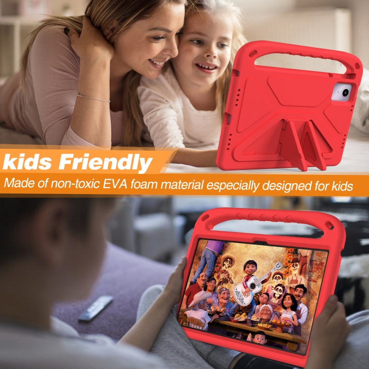 For Amazon Fire Max 11 2023 Handle EVA Shockproof Tablet Case with Holder(Red) - Amazon by PMC TechLife | Online Shopping South Africa | PMC TechLife | Buy Now Pay Later Mobicred