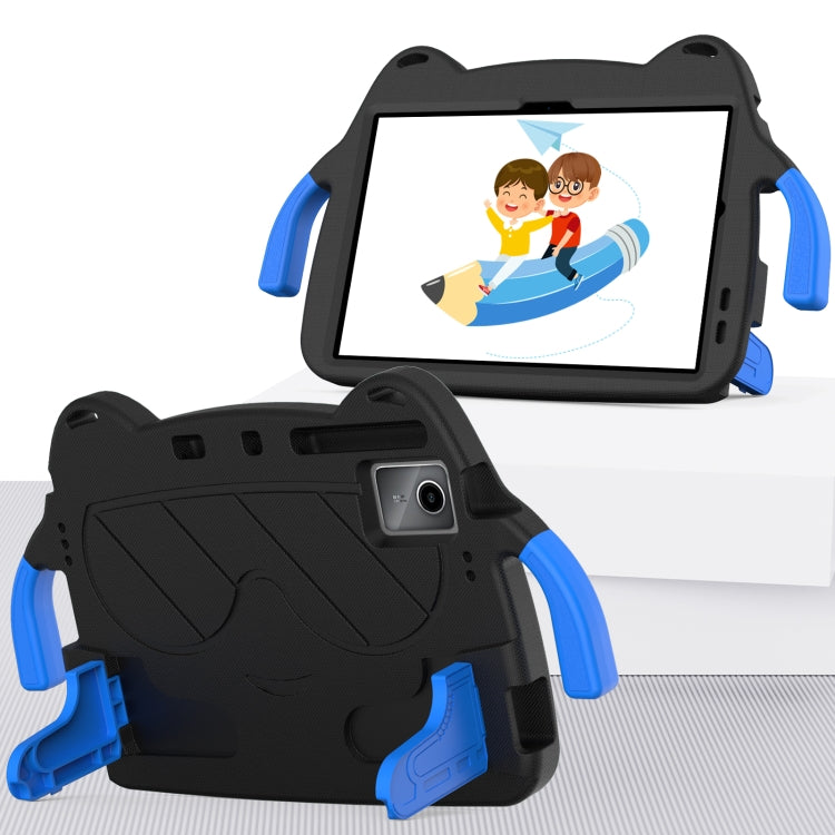 For Lenovo Xiaoxin Pad 2024/Tab M11 Ice Baby EVA Shockproof Hard PC Tablet Case(Black+Blue) - Lenovo by PMC TechLife | Online Shopping South Africa | PMC TechLife | Buy Now Pay Later Mobicred