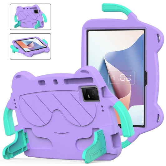 For TCL NxtPader 11 2023 Ice Baby EVA Shockproof Hard PC Tablet Case(Light Purple+Mint Green) - Others by PMC Jewellery | Online Shopping South Africa | PMC Jewellery | Buy Now Pay Later Mobicred