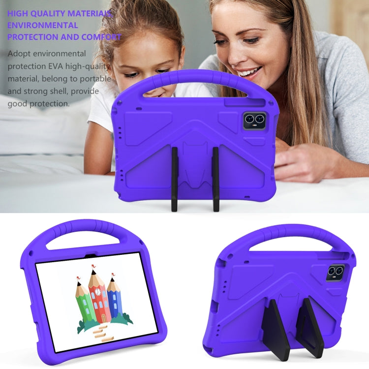 For Blackview Tab 80 10.1 2023 EVA Shockproof Tablet Case with Holder(Purple) - Others by PMC TechLife | Online Shopping South Africa | PMC TechLife