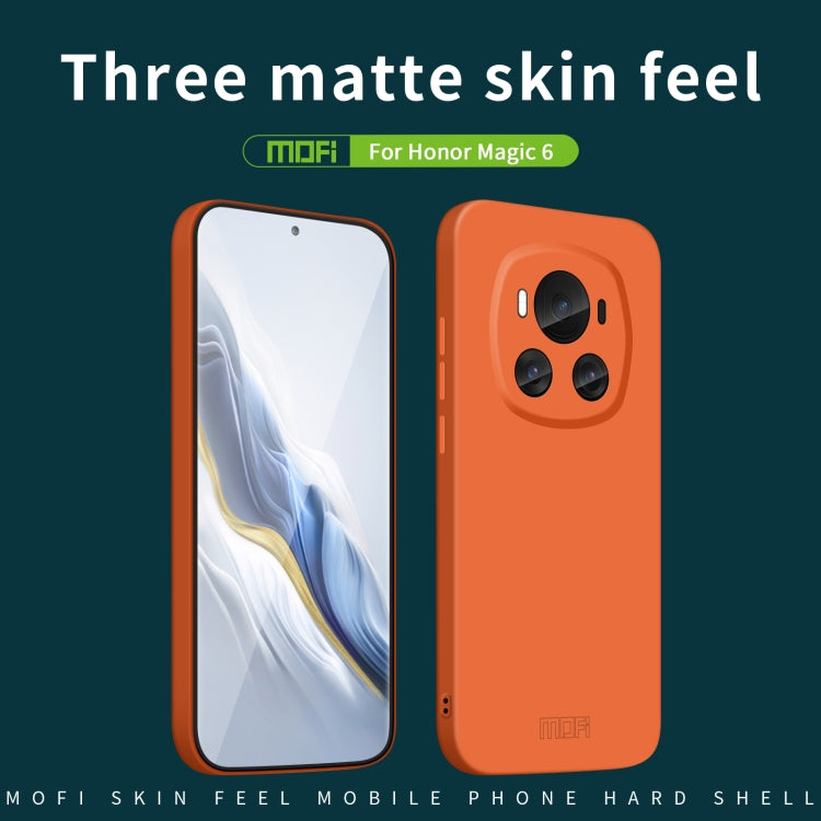 For Honor Magic6 MOFI Qin Series Skin Feel All-inclusive PC Phone Case(Blue) - Honor Cases by MOFI | Online Shopping South Africa | PMC Jewellery