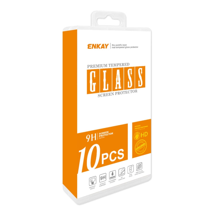 For Samsung Galaxy S24+ 5G 10pcs ENKAY Hat-Prince 0.18mm High Aluminum-silicon Tempered Glass Film, Support Ultrasonic Fingerprint Unclock - Galaxy S24+ 5G Tempered Glass by ENKAY | Online Shopping South Africa | PMC Jewellery | Buy Now Pay Later Mobicred