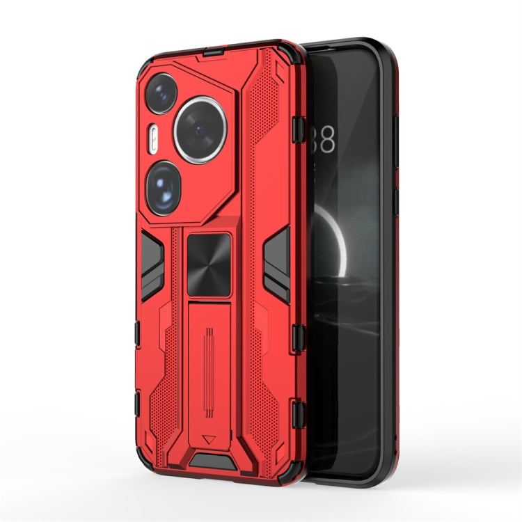 For Huawei Pura 70 Ultra Supersonic Armor PC Hybrid TPU Phone Case(Red) - Huawei Cases by PMC Jewellery | Online Shopping South Africa | PMC Jewellery | Buy Now Pay Later Mobicred