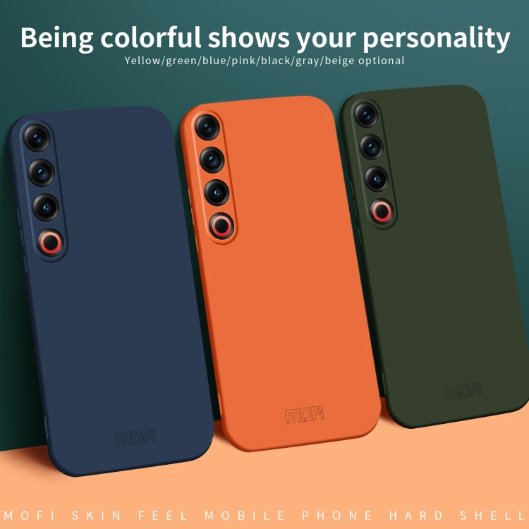 For Meizu 21 Pro MOFI Qin Series Skin Feel All-inclusive PC Phone Case(Orange) - Meizu by MOFI | Online Shopping South Africa | PMC Jewellery