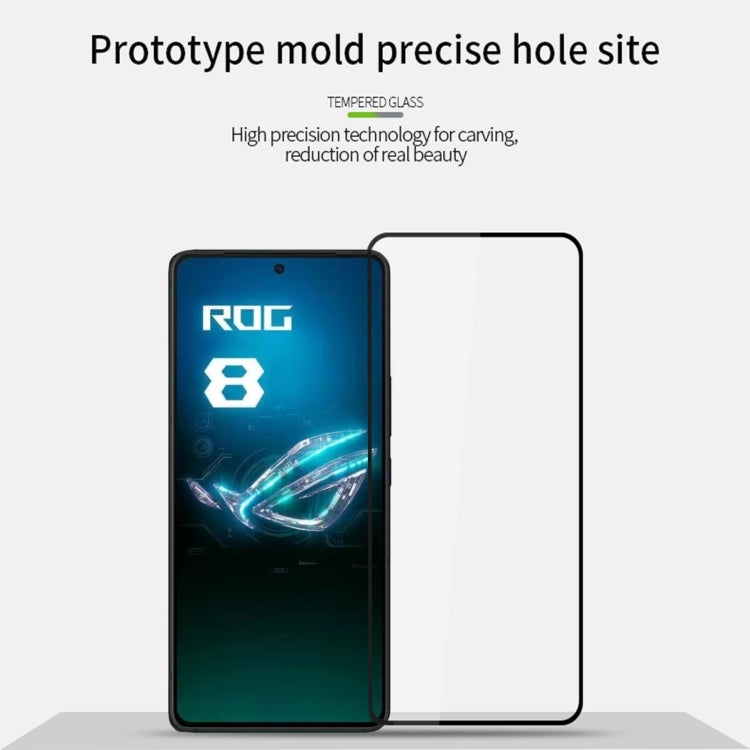 For ASUS ROG Phone 8 Pro MOFI 9H 2.5D Full Screen Tempered Glass Film(Black) - ASUS Tempered Glass by MOFI | Online Shopping South Africa | PMC Jewellery