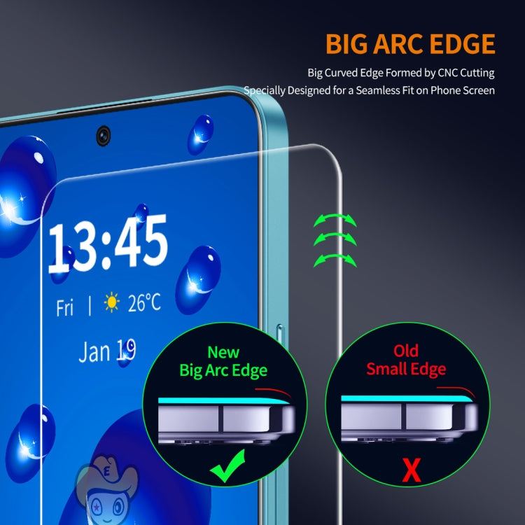 For Huawei Pura 70 ENKAY 9H Big Arc Edge High Aluminum-silicon Tempered Glass Film - Huawei Tempered Glass by ENKAY | Online Shopping South Africa | PMC Jewellery | Buy Now Pay Later Mobicred