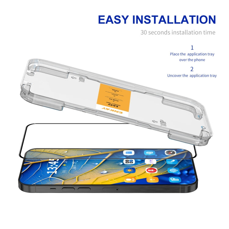 For Google Pixel 9 Pro ENKAY Easy Install High Alumina Silicon Full Glass Film - Google Tempered Glass by ENKAY | Online Shopping South Africa | PMC Jewellery | Buy Now Pay Later Mobicred