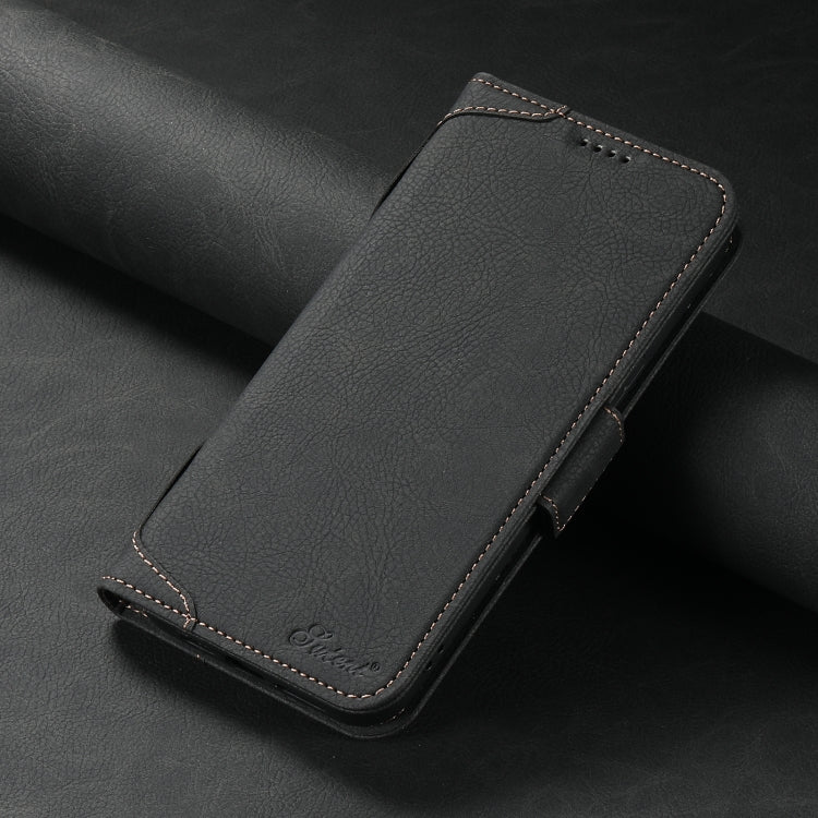 For iPhone 14 Plus SUTENI J07 Multifunctional Horizontal Flip Magsafe Leather Phone Case(Black) - iPhone 14 Plus Cases by Suteni | Online Shopping South Africa | PMC Jewellery | Buy Now Pay Later Mobicred