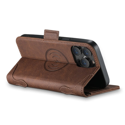 For iPhone 15 Plus SUTENI J07 Multifunctional Horizontal Flip Magsafe Leather Phone Case(Brown) - iPhone 15 Plus Cases by Suteni | Online Shopping South Africa | PMC Jewellery | Buy Now Pay Later Mobicred